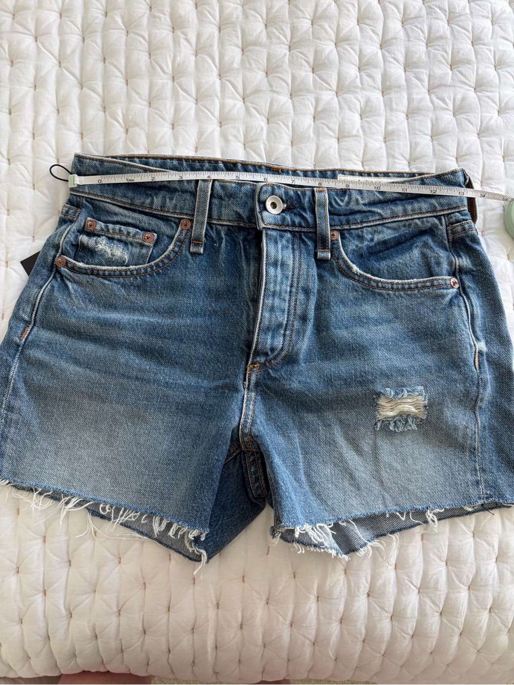 Rag and Bone Dre denim jean shorts Norwalk size 24 - Picture 10 of 15